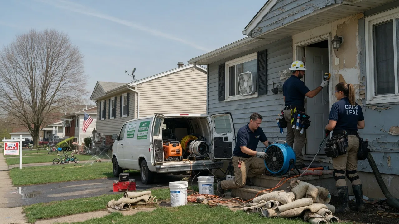 Flood Cleanup in Cherry, IL near me